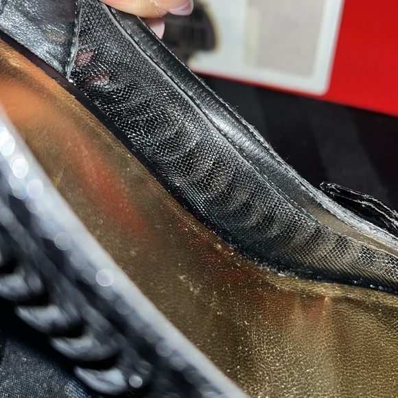 Guess Women's Black Sling Back with Peep Toe 4.5" Heels - Picture 9 of 9